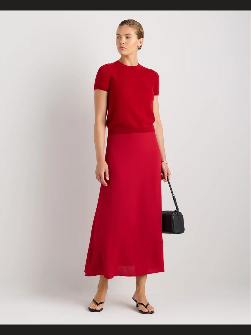 Quince Lightweight Crepe Slip Skirt